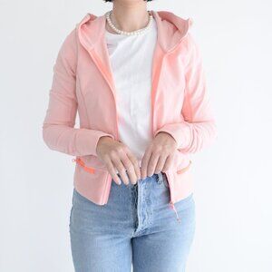 Lululemon Rejuvenate Pink Hoodie Zip Up Mockneck Casual Bleached Coral Sweater 8
